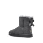 UGG Mini Bailey Bow II Boot Grey - Image 3
