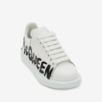 Alexander McQueen Oversized Graffiti White Black - Image 2