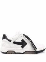 OFF-WHITE Out Of Office OOO 30 MM Low Tops Black White Blue